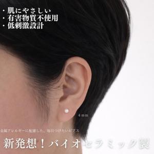 バイオセラミック ピアス 極小 2.5mm 3...の詳細画像1