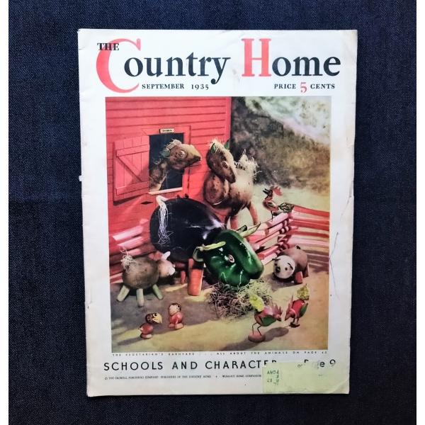 1935年 アメリカ カントリー・ライフ/農場 ファーム 洋書 The Country Home 農...