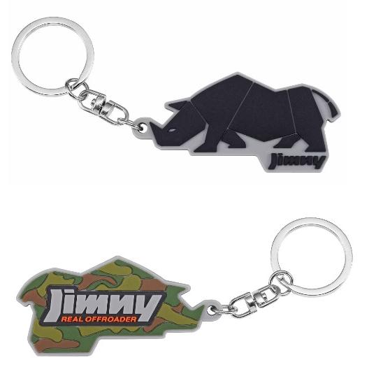 スズキ純正　公式ノベルティ　ラバーキーホルダー「ジムニー サイ 2025」リバーシブル メール便対応
