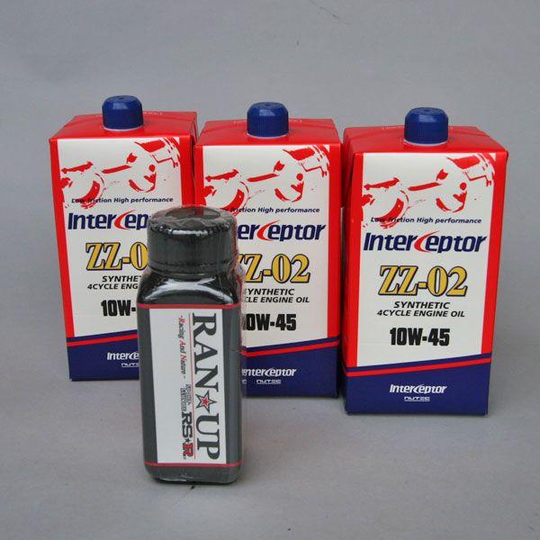 【NUTEC】InterCeptor　ZZ-02　10w-45 3L+RAN☆UPセット