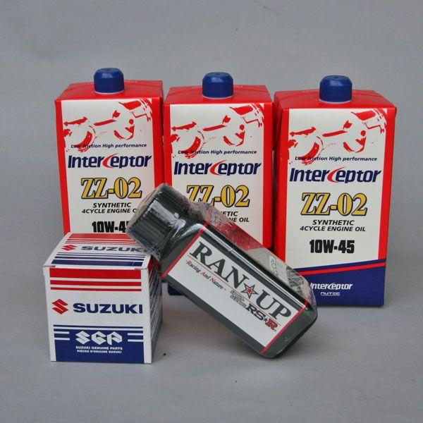 【NUTEC】InterCeptor　ZZ-02　10w-45 3L+RAN☆UP+純正エレメントセ...