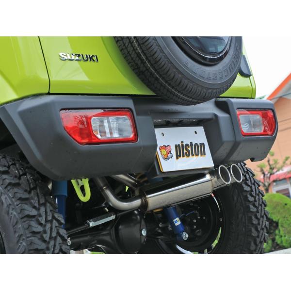 JB64ジムニー　純正バンパー対応マフラー　５ＺＩＧＥＮ　ＳＰ　ダブルサイレンサーマフラー　ＳＰＥＣ...