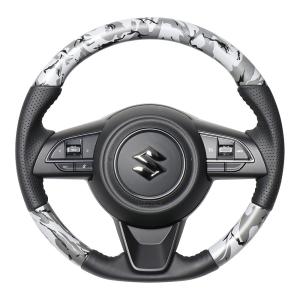 ジムニーjb23　ブラックウッド　ハンドル REAL プレミアムブラックウッドステアリング ジムニーJB23W-5〜9