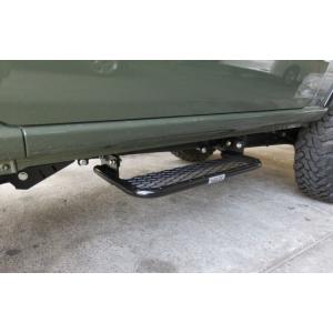 ジムニーJB64用 ORSタニグチ「２段調整サイドステップ 運転席側 スチール黒」TANIGUCHI