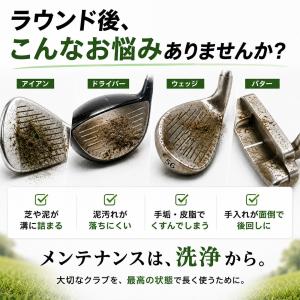 ゴルフクラブクリーナー 泡スプレー 300ml...の詳細画像1