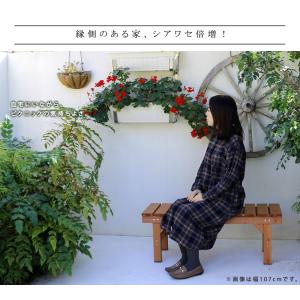 木製 ベンチ 縁台 ガーデンベンチ ウッドデッ...の詳細画像3