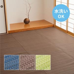 ラグ い草風 ござ 洗える 夏 カーペット 8...の詳細画像1