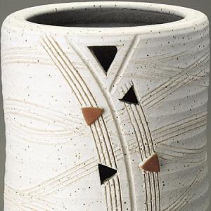 傘立て 陶器 トライアングル傘立 S 信楽焼 ...の詳細画像1