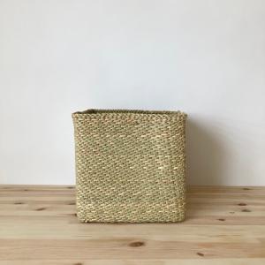 収納 かご ボックス バスケット 小物入 水草フルナ 正方形 中サイズ W9