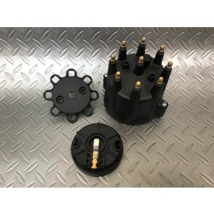 ディストルビューターキャップ、ローターセットブラック★レディーtoランタイプデスビ、MSD/インパラ...