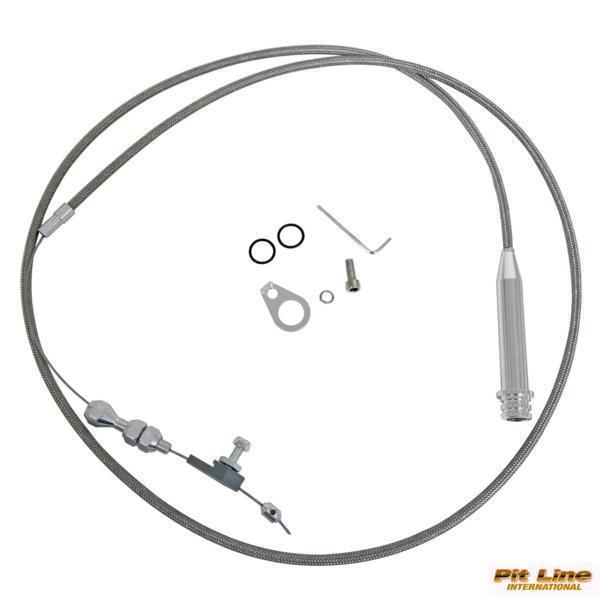 700Ｒ４ミッション　ＴＶケーブル/キックダウンケーブルキット　ステンレスブレード/ビレット★インパ...