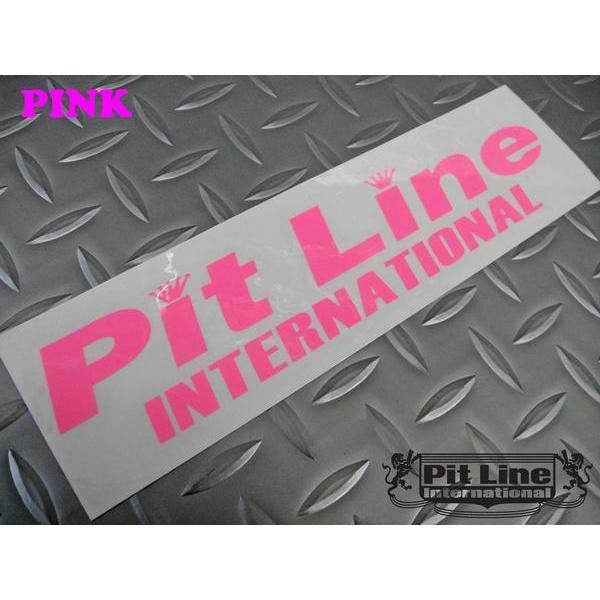 PITLINE ステッカー[ INT'L]ピンク★ピットライン ハイドロ