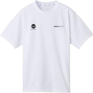 ムーブスポーツmovesport バックロゴ ショートスリーブシャツ マルチSP半袖 Tシャツ (dmmxja54-wh)