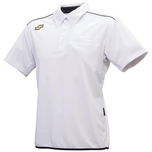 SSK(エスエスケイ) proedgeボタンダウンポロシャツ(左胸ポケット付き) 野球 ウェア ポロ...