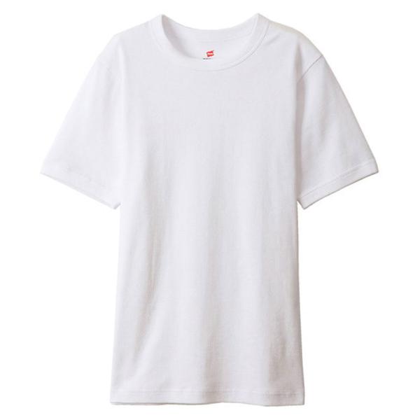 ヘインズ hanes RIB S/S T-SHIRT UNDERWEAR MENS ウェア(メンズ・...