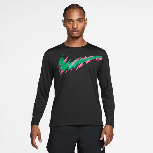 NIKE(ナイキ) ナイキ DF UV MILER GFX. L/S トップ 陸上＆ランニング ウェ...