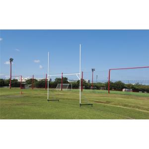 (代引き・個人宅・北海道・沖縄への配送不可)三和体育 レンシュウヨウラグビーゴールアルミベッ ラグビアメ器具 (s0915)
