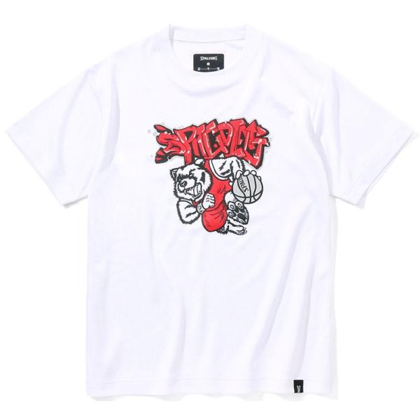 spalding(スポルディング) JRTシャツ グリズリー グラフィティ ロ バスケットTシャツ ...