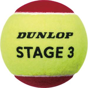 DUNLOP ダンロップ ステージ3 レッド 12球入 テニス ボール硬式 stg3rdd12d