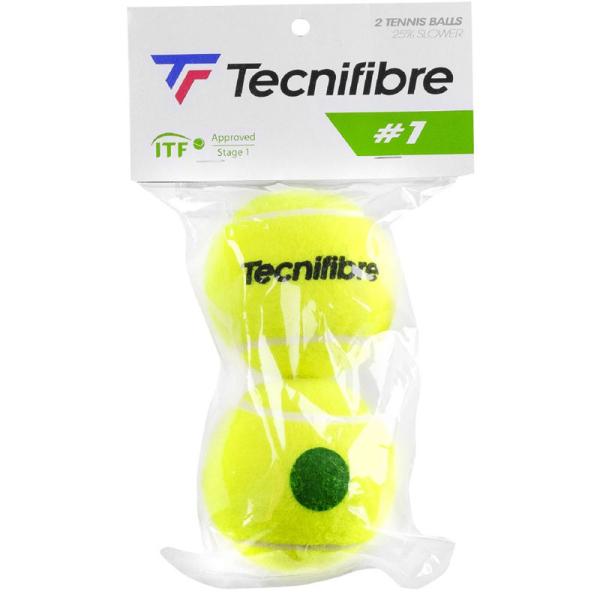 Tecnifibre(テクニファイバー) P＋S STAGE1 2 BALLS 硬式テニス ボール ...