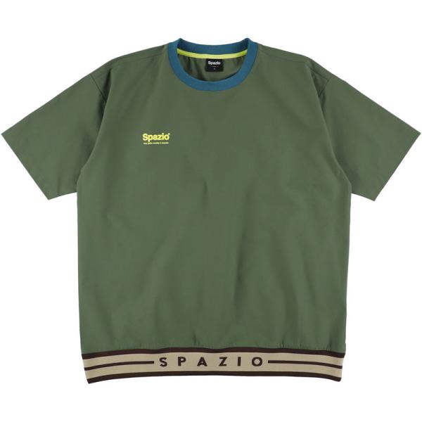 Spazio スパッツィオ Jr.半袖ラインリブピステ フットサル ピステシャツ tp0660-30