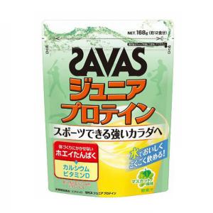 ザバス SAVAS ジュニア プロテイン マスカット風味 バッグ168g(約12食分) サプリメント プロテイン (CT1026)｜pitsports-annex