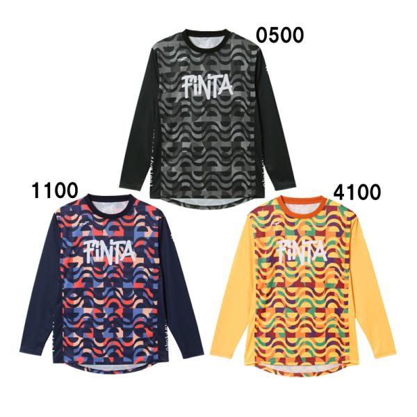 finta(フィンタ)  FFF 長袖プラクティスＴシャツ  サッカープラクティクスシャツ プラシャ...