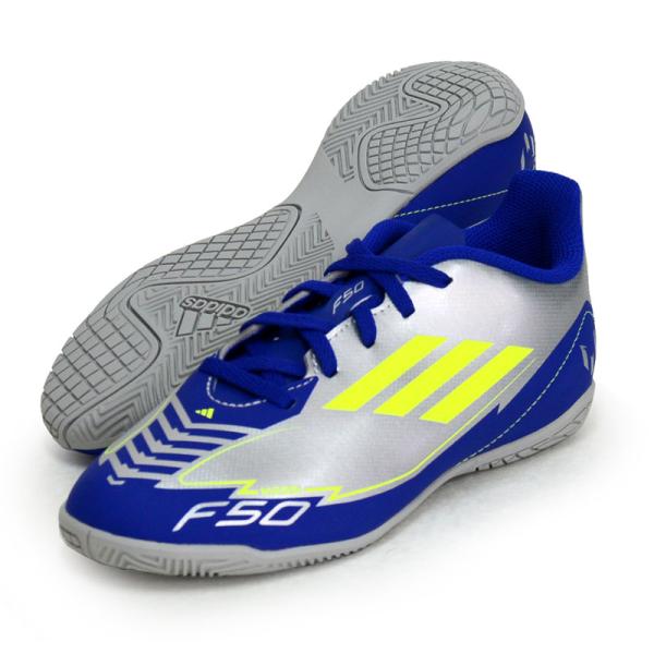 アディダス adidas  F50 CLUB IN J MESSI  ジュニア フットサルシューズ ...