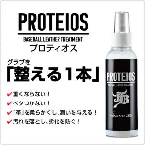 和牛JB PROTEIOS（プロティオス）ボールパークドットコム　グラブトリートメント　150ml　スプレーボトル（jb-pr12）｜ピットスポーツ ANNEX ヤフー店