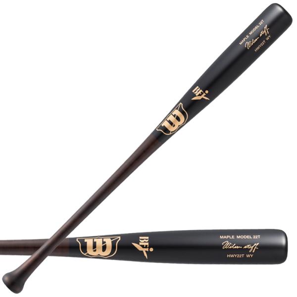 ウィルソン WILSON  硬式木製バット ウイルソンスタッフ 22T型  HWY22T くり抜きあ...