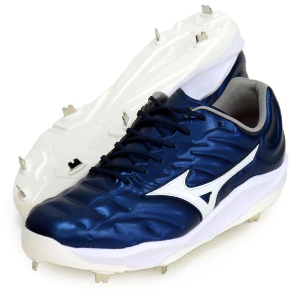 ミズノ MIZUNO  ミズノプロ クッションレボプロ  野球 ソフト 金具 スパイク シューズ 厚...