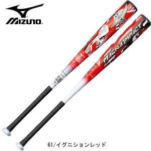 ミズノ MIZUNO 軟式用FRP製 マグナインパクト バットケース付 軟式カーボンバット 21SS (1CJFR11083 84)