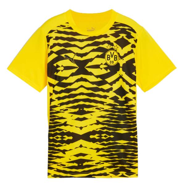 プーマ PUMA  BVB キッズ ドルトムント 2024-25 プレマッチ 半袖 シャツ  ジュニ...