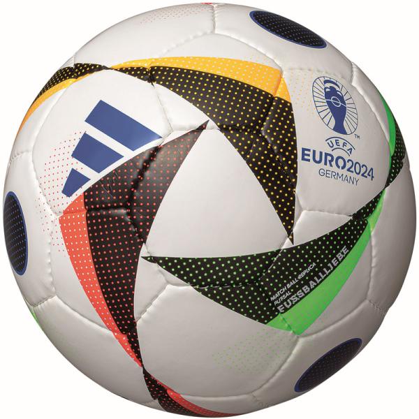 アディダス adidas  フースバルリーベ フットサル 4号球  UEFA EURO2024 公式...