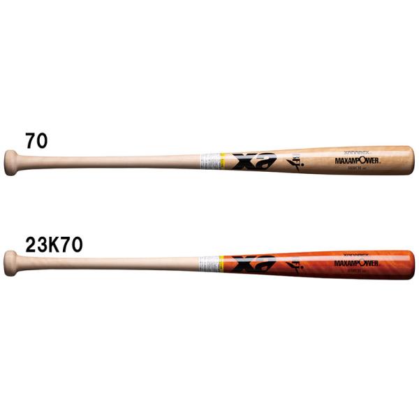 xanax ザナックス  硬式木製バット (北米バーチ/先端くり抜きタイプ) BFJマーク付  野球...