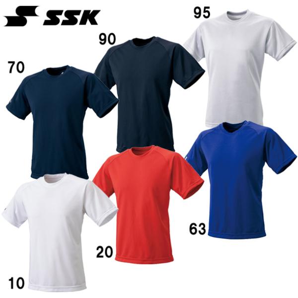 エスエスケイ SSK クルーネックTシャツ ウェア 野球用品 (BT2250)