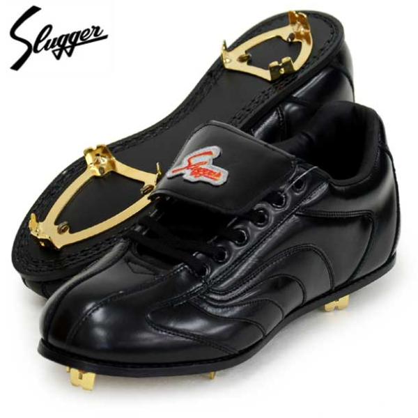 スラッガー Slugger アグレッシブLP1-S 野球 革底 金具スパイク 19FW(D-421)