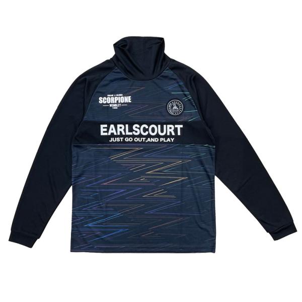 アールズコート Earls court STINGジグザグハイネックロングトップ 長袖 サッカー プ...