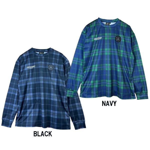 アールズコート Earls court  ロングトップ (STING CHECK) 長袖  サッカー...