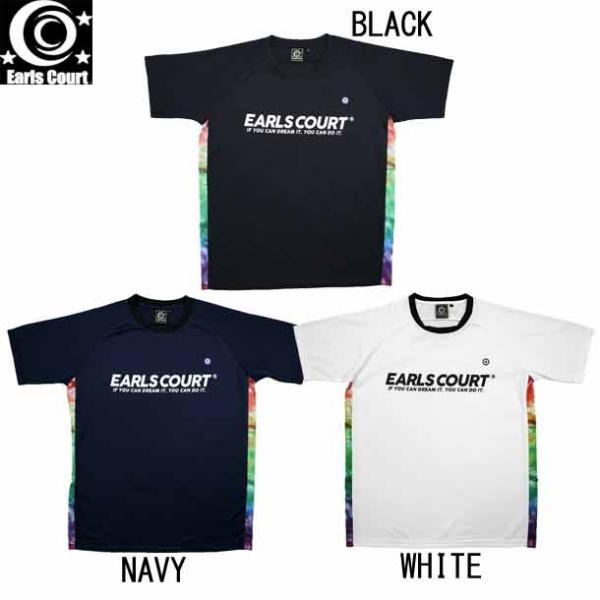 アールズコート Earls court タイダイ柄サイド切替TRトップJ JR サッカー プラシャツ...