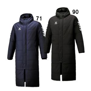 hummel(ヒュンメル) パデッドロングコート サッカー ウェア コート ロングコート 22FW(HAW8098)｜pitsports-plus