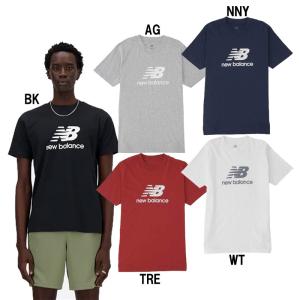 ニューバランス newbalance  Stacked Logo ショートスリーブTシャツ  スポーツウェア Tシャツ トレーニングウェア  24SS(MT41502)｜pitsports-plus