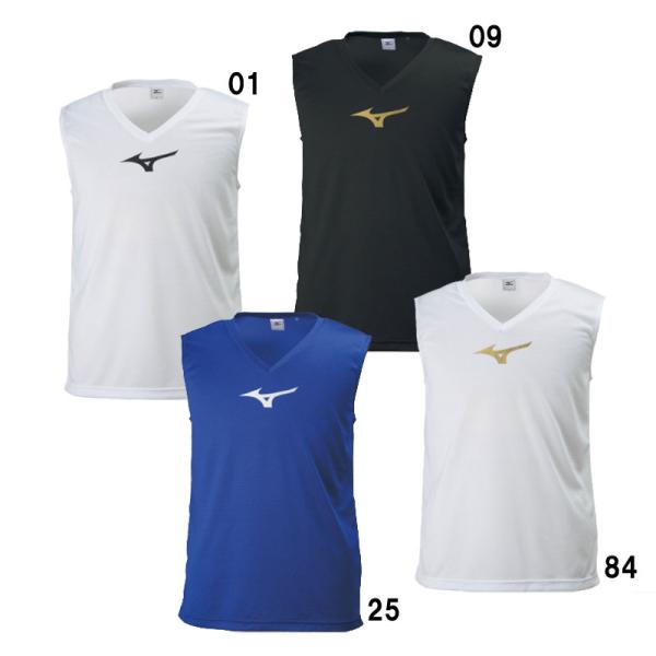 ミズノ MIZUNO  インナーシャツ(Vネック) ユニセックス  サッカー ノースリーブ インナー...