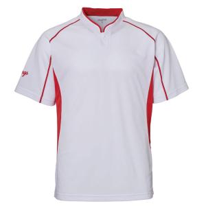 ローリングス Rawlings セカンダリーシャツ チームTシャツ ホワイト/レッド 24SS ATS14S01