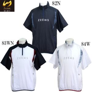 ジームス Zeems ベースボール半袖ピステ 野球 トレーニングウェア 20FW