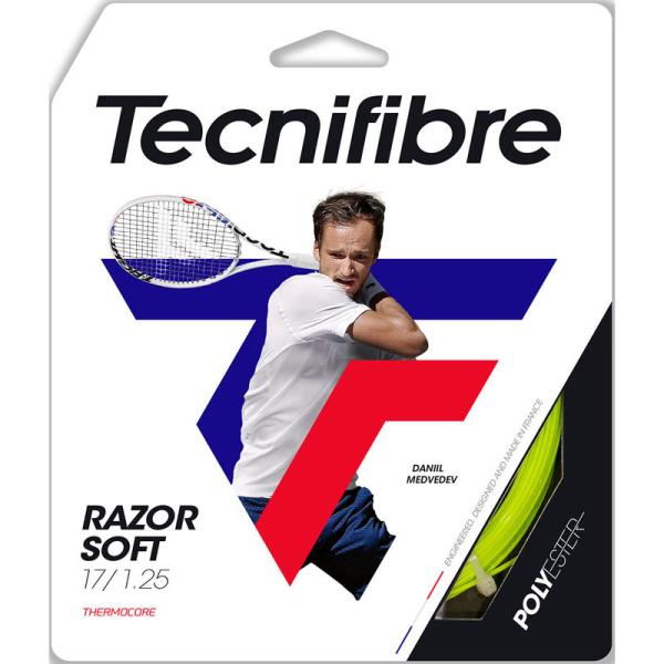 Tecnifibre テクニファイバー RAZOR SOFT 1.25 LIME テニス 硬式ガット...