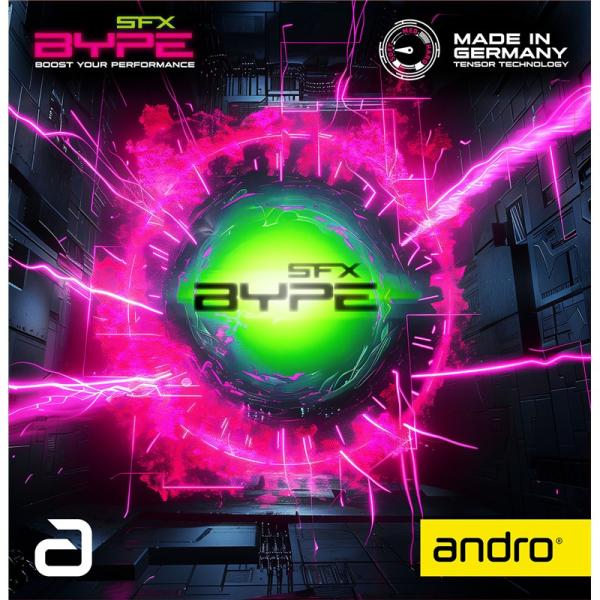 andro(アンドロ) バイプ SFX 卓球ウラソフトラバー (110021105-bk)