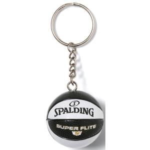 spalding(スポルディング) キーチェーン スーパーフライト BK/WH バスケットグッズ (11009sf)｜pitsports