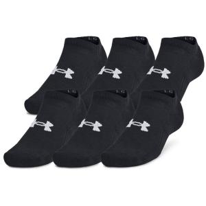 UNDER ARMOUR(アンダーアーマー) UAトレーニング コットン ノーショー ソックス (3足セット) マルチスポーツ ソックス (1386313-001)