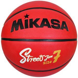ミカサ mikasa バスケット7号 ゴム 赤黒 バスケットボール ボール (BB734C-RBBK)｜pitsports